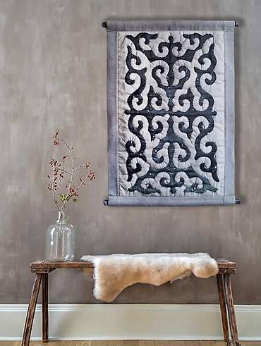 Панно: Объемные шелковые стеганные панно. старинный кыргызский орнамент — 22