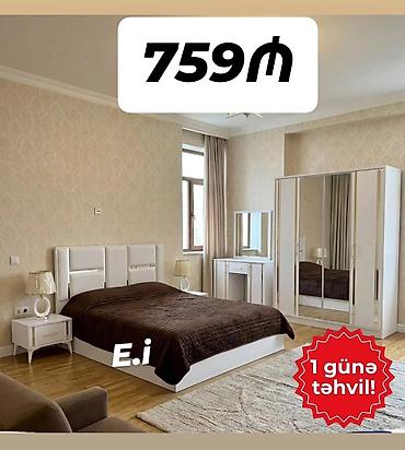Yataq otağı dəstləri: Yataq otağı mebel dəsti – zərif və modern dizaynlı komplekt — 4