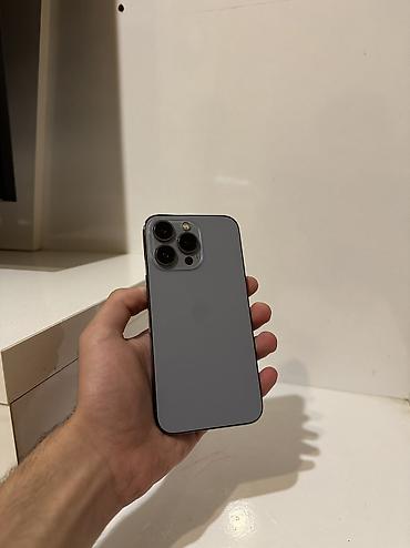 IPhone 13 Pro, 128 GB, Sierra Blue, Zəmanət, Simsiz şarj, Face ID