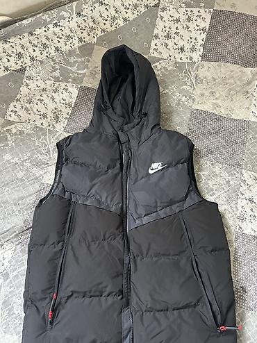 nike tech fleese: Утепленный, Осень-весна, С карманами — 1