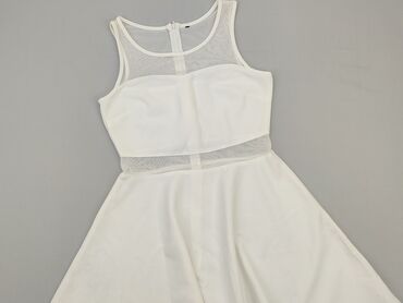 biała sukienki tiulowa: Sukienka, S, stan - Idealny