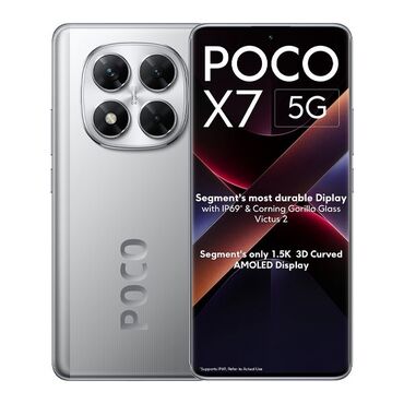 скупка телефоноа: Poco X7, Б/у, 512 ГБ, цвет - Серый, 2 SIM