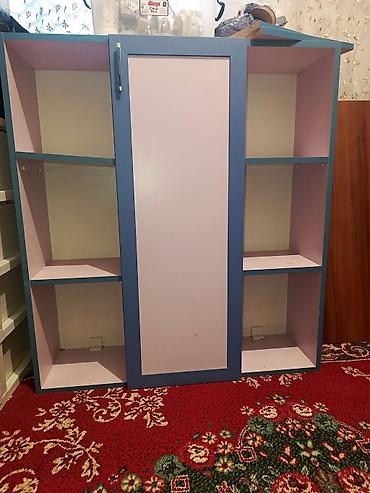 dərs masa: Uşaq/yeniyetmə otağı üçün mebel dəsti - Rənglər: mavi-çəhrayı — 1