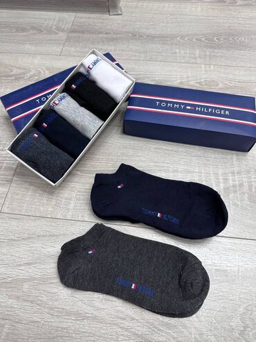 Носки и белье: Tommy Hilfiger Комплект носков - 5 штук 💯 оригинал 💯 хлопок 💯