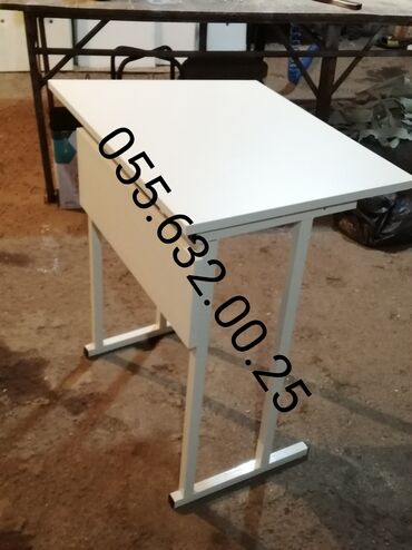 Masalar: Kurs üsün stol stul desti, Tədris kursları üçün stol stul desti — 3