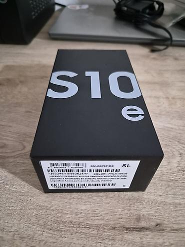 samsung s10: Samsung Galaxy S10e, Б/у, 128 ГБ, цвет - Белый, 2 SIM — 3
