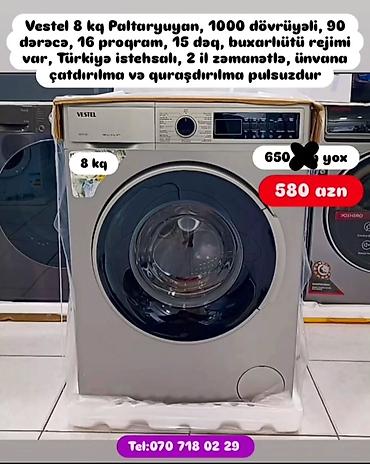 Paltaryuyan maşınlar: Paltaryuyan Anbardan satiş.Qimətlər aşagida qeyd olunub.Ünvana — 165