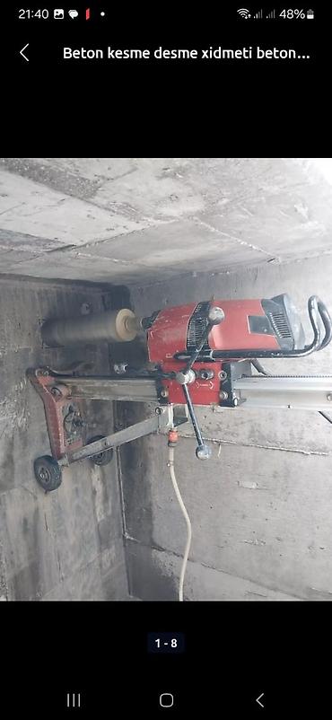 Beton işləri: Salamlar.Azərbaycanin istənilən bölgəsində beton kəsmə beton deşmə — 2