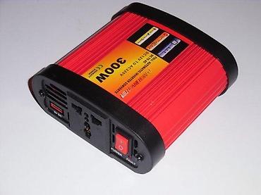 Pretvarači napona: Pretvarač napona (inverter) 12V DC na 220V AC – 300W - Ulaz: 12V DC — 9