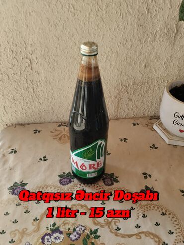 1 yas oglan ucun tortlar: Qatqısız Əncir Bəhməzi (Doşabı). 1 litr -15 azn. Bakı bağlarındakı