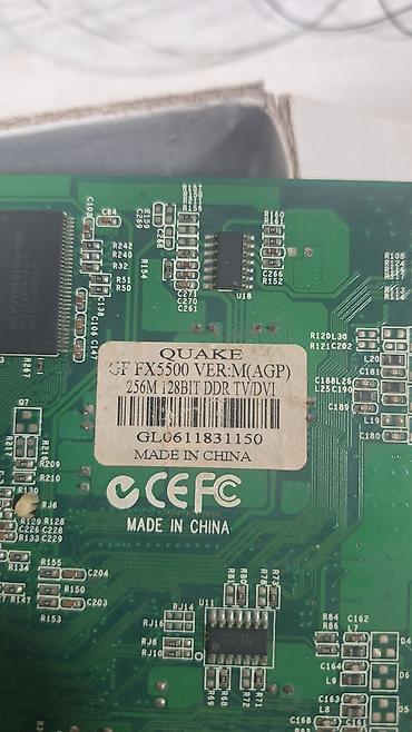 4 portlu modem: Qrafik kartı: QUAKE GF FX5500 VER:M (AGP) Texniki xüsusiyyətlər: - — 1