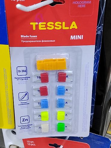 Набор мини-предохранителей TESSLA (Blade fuses, MINI), 10 шт. -
