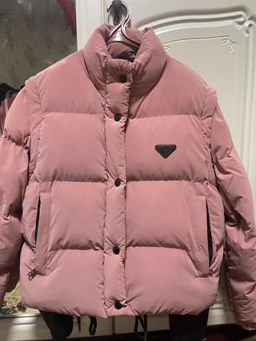 безрукавку: Куртка S (EU 36), цвет - Розовый