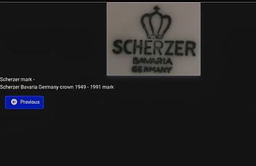 Kuhinjski setovi: Cinije za supe,corbe 9kom.1949 do 1991god.Scherzer,Bavaria. Cinije — 3