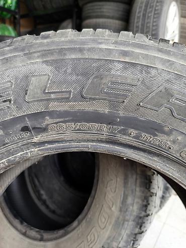 265 65 17 type 0: İşlənmiş Şin Bridgestone 265 / 65 / R 17 — 5