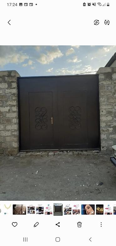 qobuda evlar: Satılır: həyət evi və geniş bağ sahəsi - Həyət: daş hasarlı, dəmir — 1