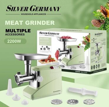 Ütülər və buxarlayıcılar: Ət çəkən maşın Silver, 2200 Vt, Revers ilə, Yeni