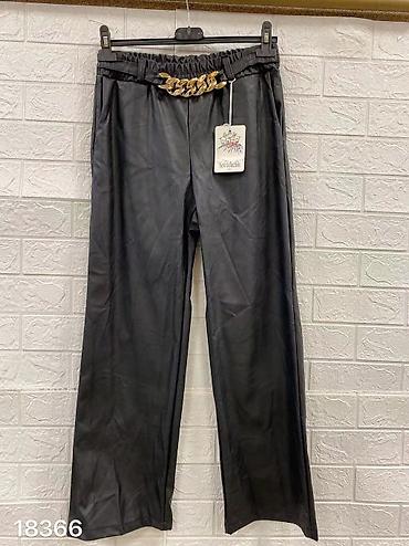 Pantalone: Ženske uske pantalone od eko kože – model 6178 - Materijal: mekana — 7