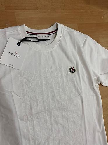 монклер футболка: Мужская футболка, S, M, L, Moncler, Новый, цвет - Белый, Самовывоз — 2