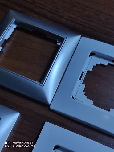 smart light: Рамки декоративные для розеток и выключателей, НОВЫЕ, белые и серебро — 6