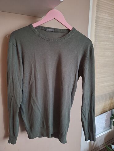 muski dzemper ca: Sweater, L (EU 52), color - Khaki, Cotton