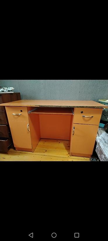 ofis əşyaları: Mebel dəsti – qapalı şkaf və iş/kompüter masası - Dördqapılı şkaf — 3