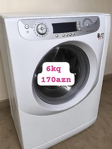 omid ariston qiymetleri: Paltaryuyan maşın Hotpoint Ariston, 6 kq, İşlənmiş, Avtomat, Qurutma var, Kredit yoxdur, Ünvandan götürmə — 1