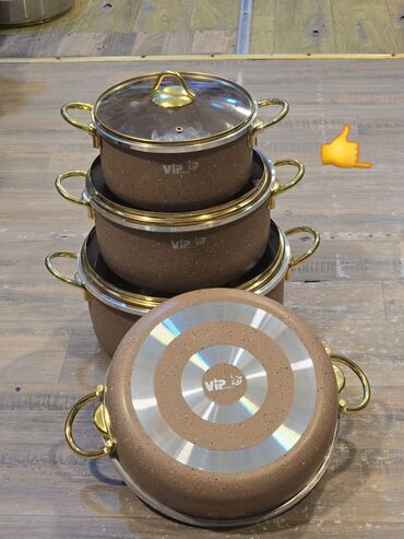 Digər: Keyfiyyətli qranit qazan dəstləri yandırmır yapışdırmır — 8