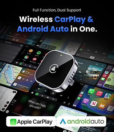 Другая автоэлектроника: Teeran 2 in 1 Wireless CarPlay and Android Auto Adapter Asan — 2