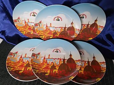 Kuhinjski setovi: Tanjiri novi Birra Moretti porcelanski. Tanjiri porcelanski Birra — 8