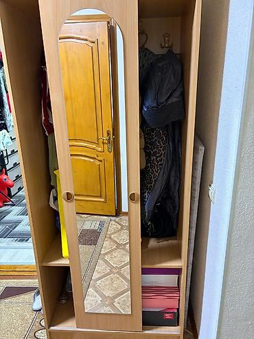 царга: Набор мебели для спальни и гостиной (орех/светлое дерево): - кровать — 4