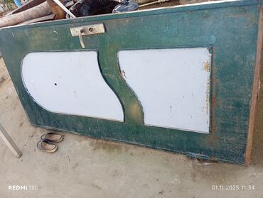 Пиломатериалы: Metal darvaza qapısı - Material: qalın metal təbəqədən, möhkəm