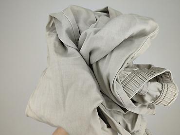 dresowe: Soft Grey, Spodnie materiałowe damskie, rozmiar S — 4