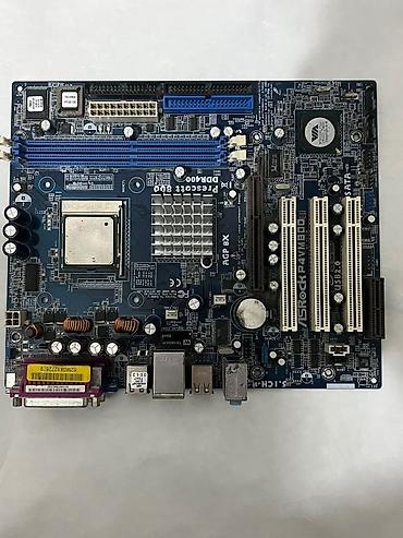 комп: ASRock P4VM800 anakarti Texniki xüsusiyyətlər: - Çipset: VIA P4M800 + — 2
