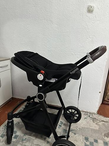 Коляски: Детская коляска-трансформер Huggerkids (шасси + автолюлька+прогулочное — 10