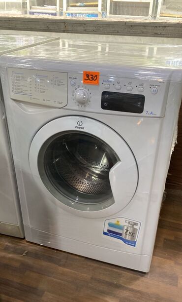 Şəxsi qulluq: Paltaryuyan maşın Indesit, 7 kq, İşlənmiş, Avtomat, Qurutma var, Kredit yoxdur, Ödənişli çatdırılma