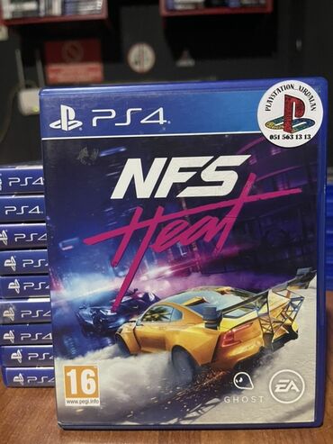 playstation 4 slim 1 tb: PS4 üçün Need For Speed Heat oyunu. Yarış həyəcanını və sürətini