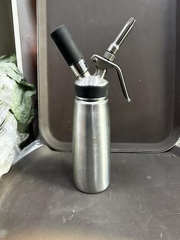 Кондитерский инвентарь: Сифон для взбитых сливок/пен и соусов - Материал корпуса: нержавеющая — 48