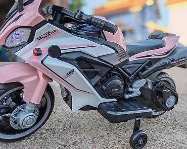avion igracka za decu: Dečiji električni motor – sportski model sa pomoćnim točkićima - — 3