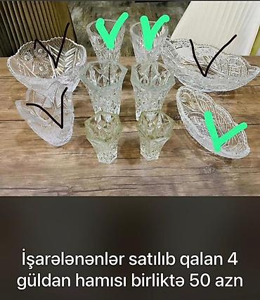 vaza: Vaza dəsti, Xrustal — 1