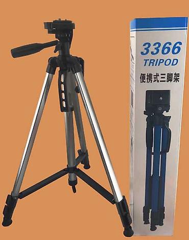 Telefon üçün tripodlar: Kateqoriya: Tripodlar və selfi çubuqları Məhsul: Tripod 3366 Brend — 1