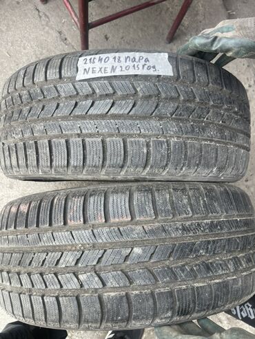 японские мини тракторы: Шиналар 215 / 40 / R 18, Кыш, Колдонулган, Жуп, Жеңил унаалар, Корея, Nexen