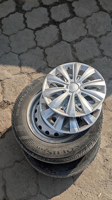 15565 r13: Колеса в сборе 155 / 80 / R 13, Лето, Б/у, Комплект, Легковые, Железные, отверстий - 4 — 4