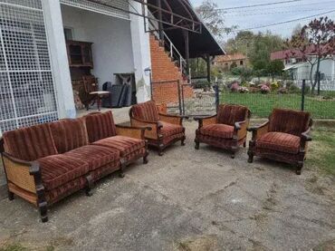 Stilske garniture: Stilska garnitura u odlicnom stanju, trosed i tri fotelje — 13