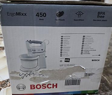 Digər məişət texnikası: Bosch ErgoMixx əl mikseri + döndürülən stend və qab (model: MFQ36460) — 3