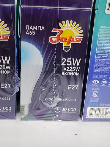 Лампочкалар: Светодиодная лампа Заря A65 - Мощность: 25 W (эквивалент 225 W — 1