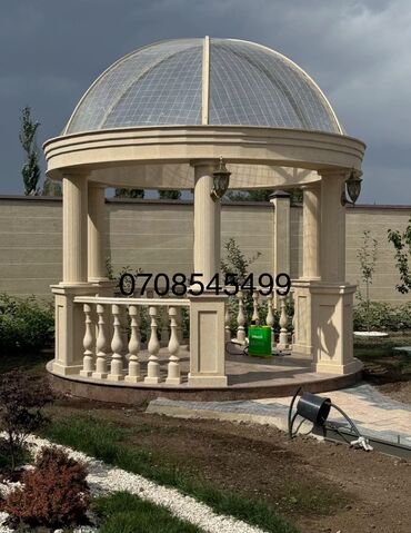 Фасадчики, отделочники: Сары. Таш гранит балясина установка кыдавыз — 14