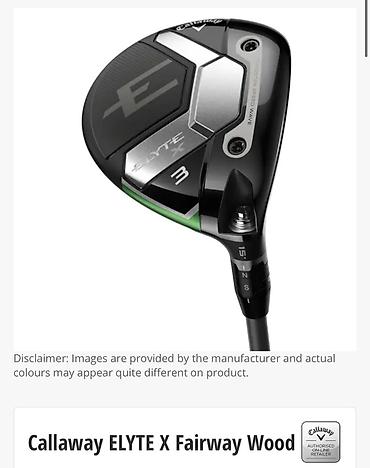 вуди: Callaway ELYTE X Fairway 3 Wood Для гольфа. Фервейный вуд с — 3