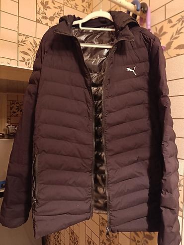 tech flecee: Мужская куртка, 2XL, Puma, Б/у, цвет - Черный, Самовывоз — 1