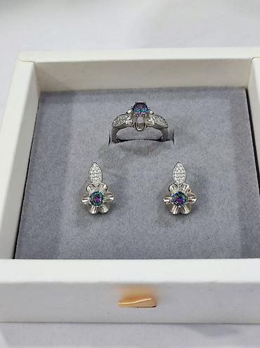 Серебряные наборы украшений: Серебро 925 пробы Размеры имеются Есть доставка по городу и — 2